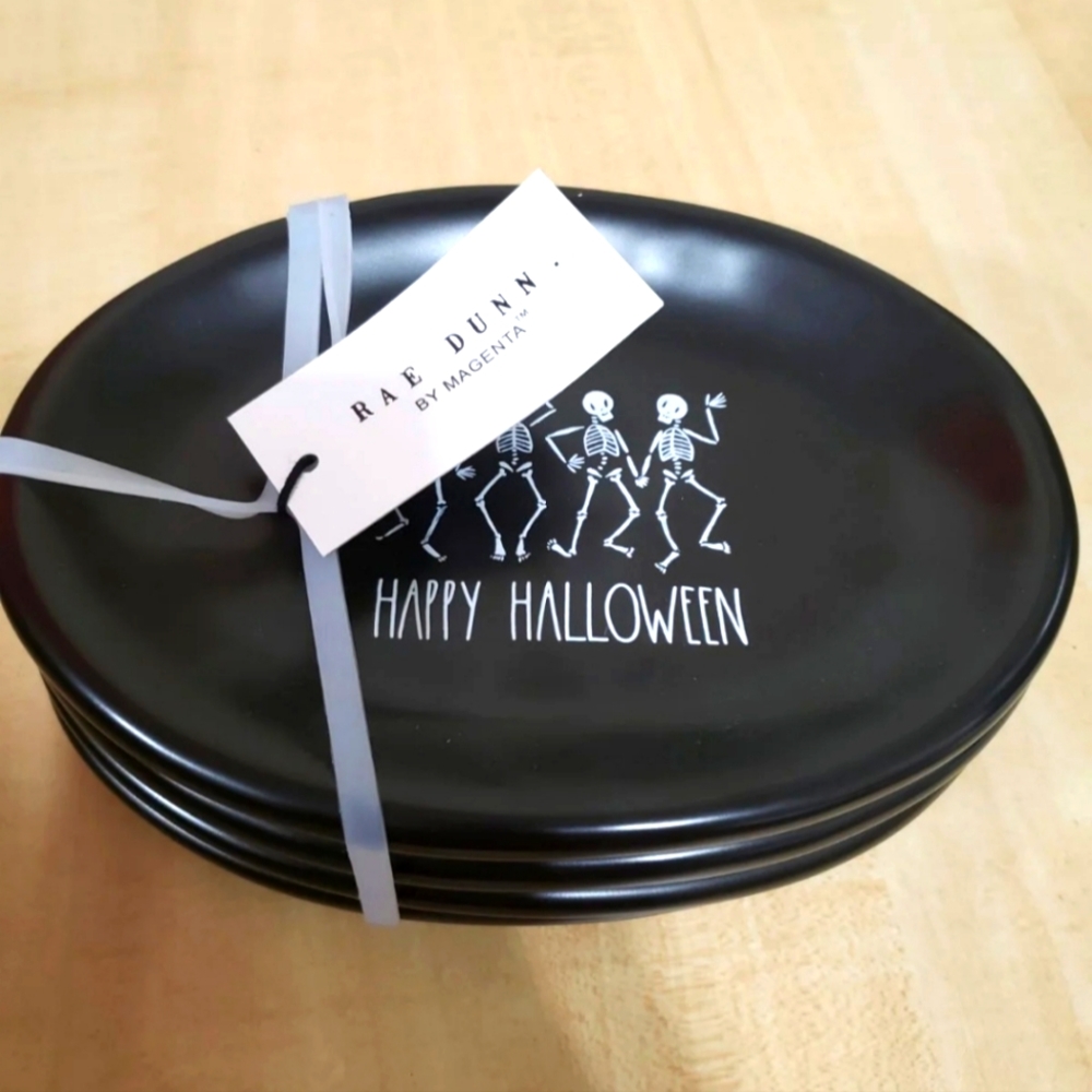 Rae Dunn Halloween Plates